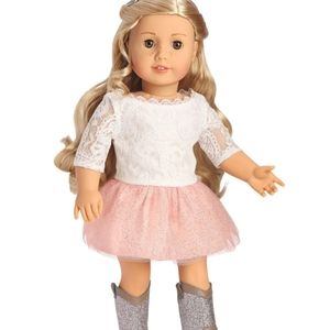 American Girl Retired Tenney Spotlight Outfit Lace Top